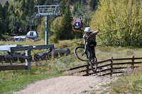 Freeride Program Director Collin Rehm taking a lap!
