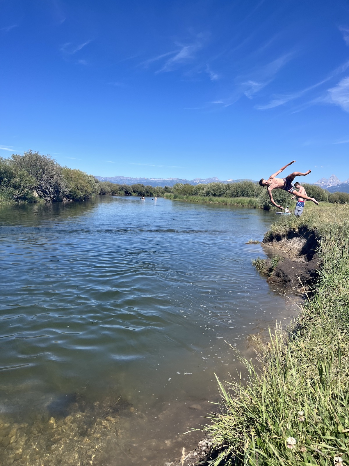 Freeride Skateboard Camp Swimming