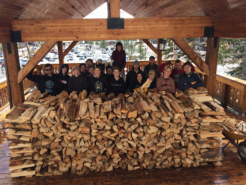 Stack Wood Alpenhof Jackson Hole Wy